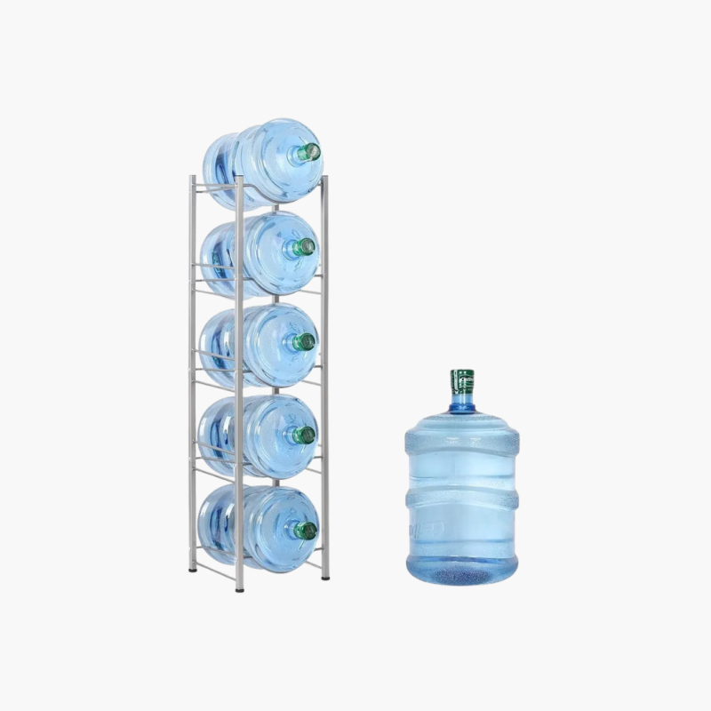 Rack Estante Organizador De 5 Botellones Bidones Agua 20 L
