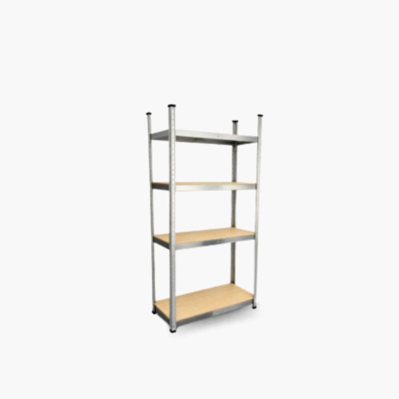 Rack estante galvanizado Cronos, medidas 175X75x30 cm